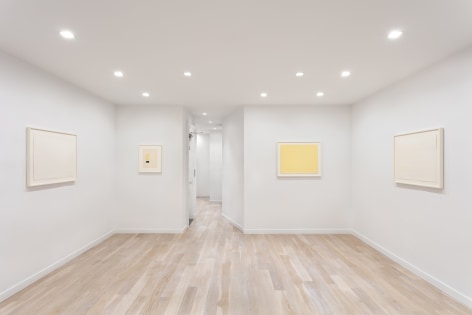 installation view of works on paper