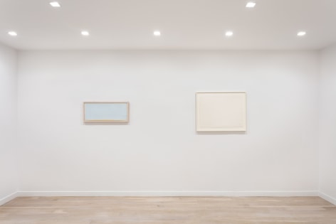installation view of works on paper