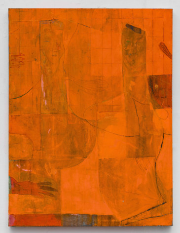 Volker H&uuml;ller Untitled (orange double)