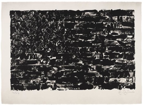 Flag I (ULAE 4)1960Lithograph22 x 30 inches (55.9 x 76.2 cm) paperEdition 6/23Signed, numbered, and dated in pencilJJ 5.6