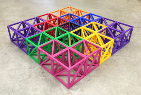 Rasheed Araeen Raindbow on the Ground Surrounding the Black