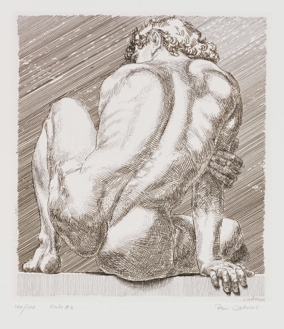 Nudo #2, 1984. Etching 9 x 8 1/2 inches Edition of 100