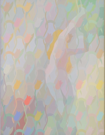 George Woodman Daphne, 1982 Acrylic on canvas 78 x 60 inches