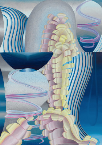 Blue Cord, 2024 Oil on linen 50 x 35 inches