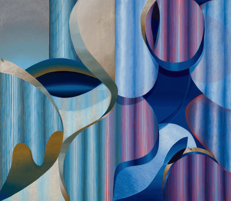 Awakening, 2024 Oil on canvas 68 x 78 inches