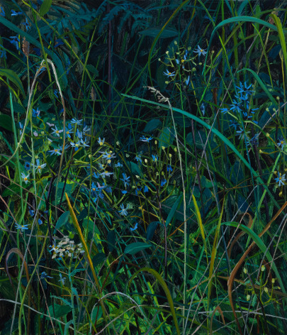 Claire Sherman Wildflowers, 2024 Oil on canvas 30 x 26 inches