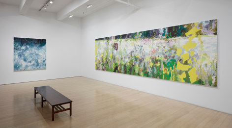 Installation view of Eric Aho: Wild Meadow