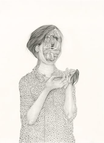 Clementine, 2018 Graphite on paper 30 x 22 inches