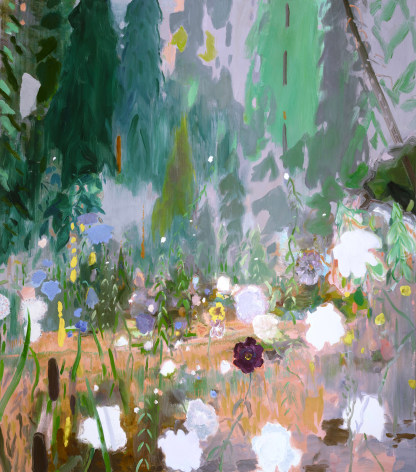 Meadow in Bloom, 2024 Oil on linen 68 x 60 inches