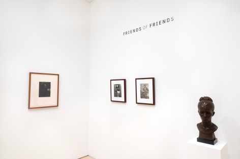 Installation view of Friends of Friends