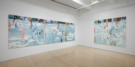 Installation view of Eric Aho: Wild Meadow