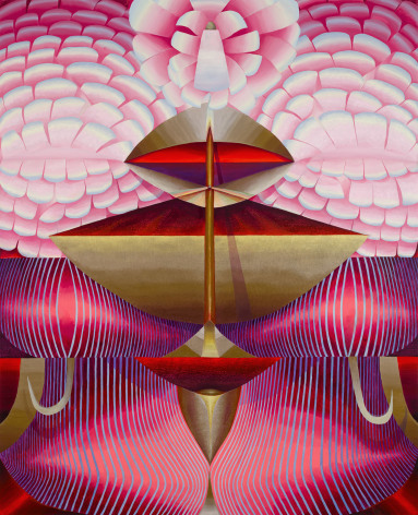 The Violet, 2024 Oil on linen 74 x 60 inches