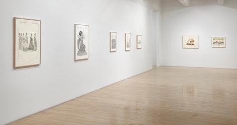Installation view of Amy Cutler: Limbo