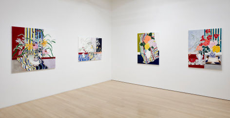Installation view of &quot;Robert Kushner: Antella Windows and Curtains&quot;