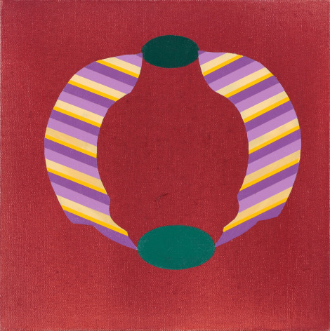 Untitled (862), 2007 Acrylic on canvas 12 x 12 inches