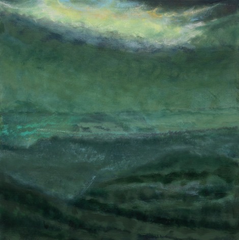 Storm in Transit, 1997 Oil on linen 24 x 24 inches