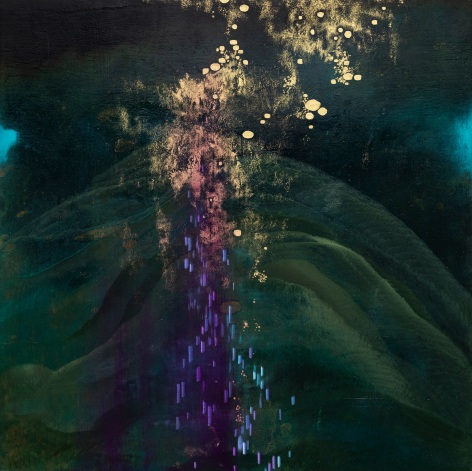 Darren Waterston Apparition no. 1, 2023 Oil on wood panel 16 x 16 inches