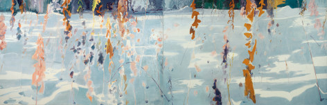 Snow Meadow, 2024 Oil on linen 70 x 200 inches