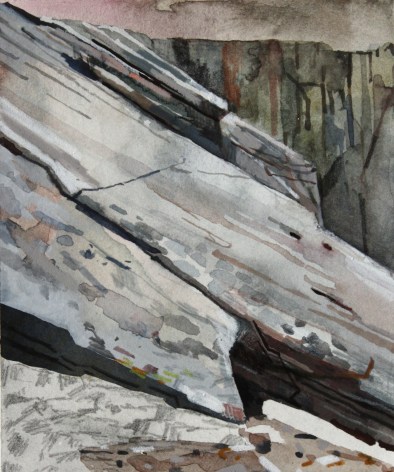 Mountain, 2012, Mixed media on paper