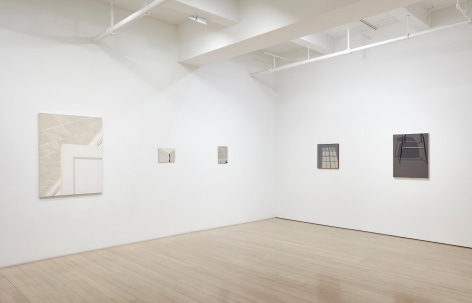 Installation view of Yvonne Jacquette: Looking Up/Down/Inside/Out