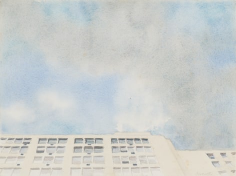 Looking Up II, 1973 Watercolor on paper 9 x 12 inches