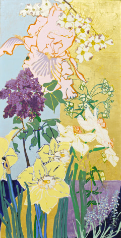 Robert Kushner, Composition in Yellow and Blue, 1995