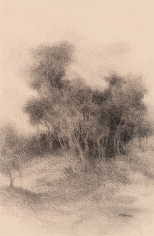 Richard Mayhew Untitled Landscape, c. 1960s Pencil on paper 22 1/8 x 15 inches