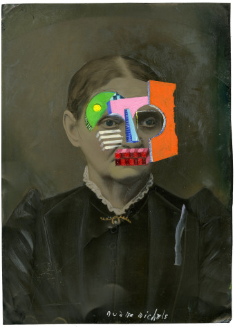 Duane Michals, Nora Barnacle, 2012. Tintype with hand-applied oil paint, 14 x 10 inches