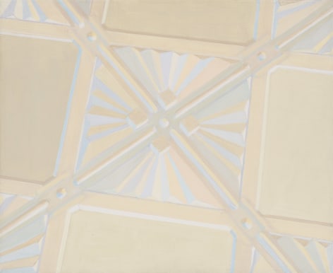 Detail of Ceiling, 1969. Acrylic on canvas 18 x 22 inches