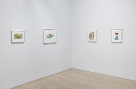 Installation view of Amy Cutler: Limbo