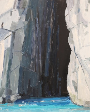 Sea Cave, 2016, Oil on panel