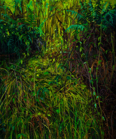Grass and Ferns, 2021 Oil on canvas 72 x 60 inches