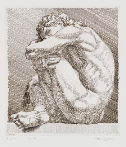 Nudo 1, 1984. Etching, 9 x 8 1/2 inches. Edition of100