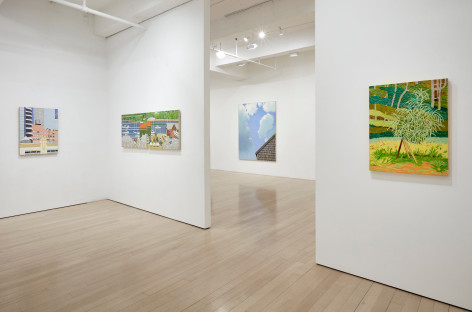 Installation view of Yvonne Jacquette: Recent Views, Maine &amp; New York