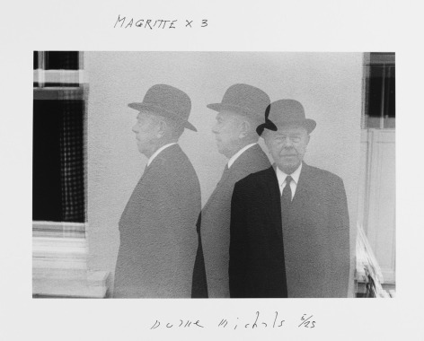 Magritte Times 3, 1965 Gelatin silver print 6 3/4 x 9 7/8 inches (image); 11 x 14 inches (paper) Edition 5/25