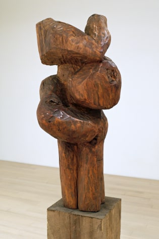Couple, c. 1961 Wood 31 x 12 1/2 x 14 inches