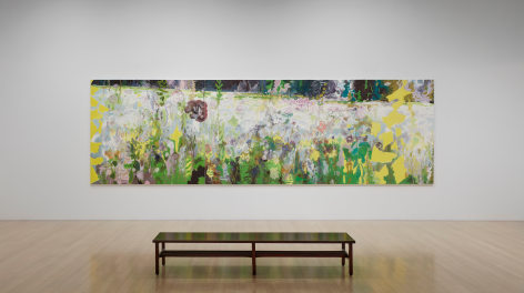 Installation view of Eric Aho: Wild Meadow