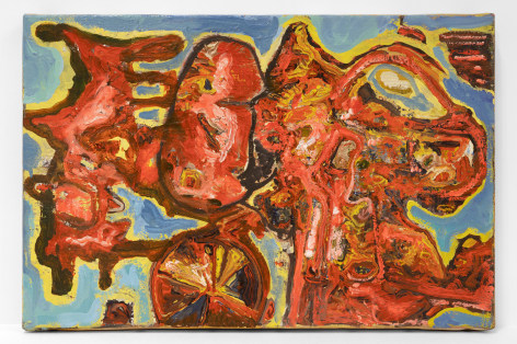 Steve DiBenedetto, Roman Plasma, 1999-2022. Oil on linen, 9 x 13 inches