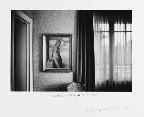 Bedroom with Nude Painting, 1965 Gelatin silver print 6 3/4 x 10 inches (image); 11 x 14 inches (paper) Edition 3/25
