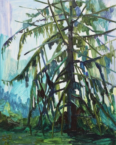 Tree, 2016, Oil on panel