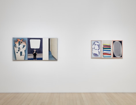 Installation view of Alexi Worth: Thinking in Threes