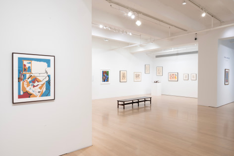 Installation view of Jacob Lawrence: Builders