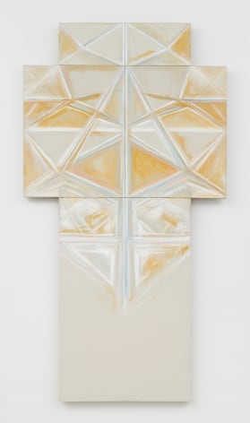 Hedda Sterne, Untitled Skylight I (Diptych), 1991. Oil on canvas, 74 1/8 x 40 inches. &copy; The Hedda Sterne Foundation, Inc. / Licensed by ARS, New York, NY. Courtesy of Van Doren Waxter, NY