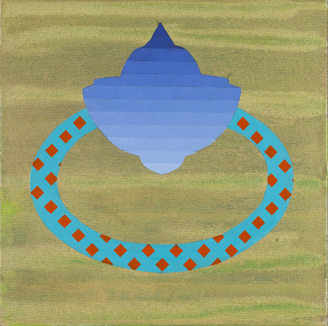 Untitled (813), 2006 Acrylic on canvas 12 x 12 inches