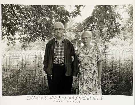 Charles and Bertha Burchfield