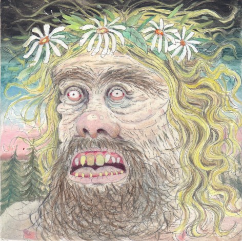 work on paper by Rebecca Morgan
