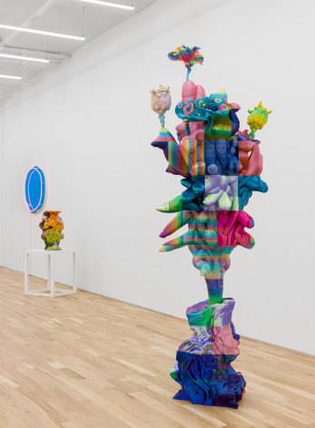 Installation view of Banshees Remix