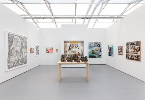 Installation view of UNTITLED Miami booth