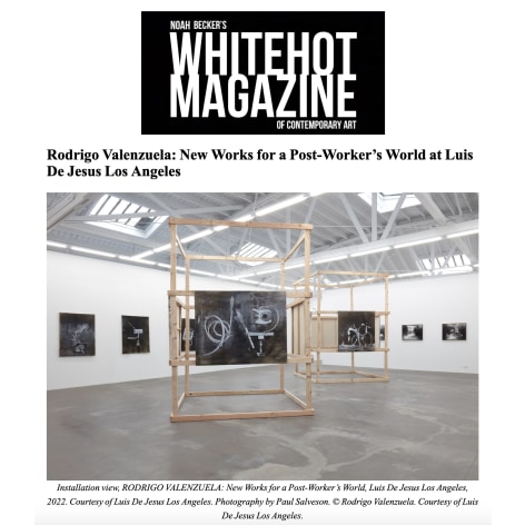 Rodrigo Valenzuela in Whitehot Magazine