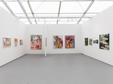 Installation view at UNTITLED Miami Booth B9 2022